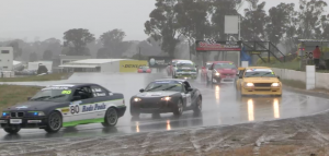 Michael Wedge and Peter Batterham Winton 300 Mazda MX5 Targa Racing